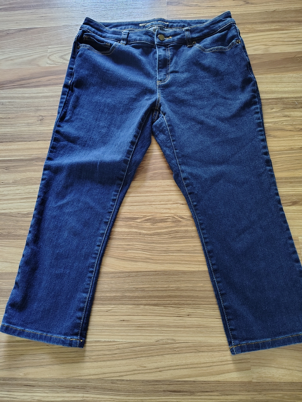 Michael Kors Straight Dark Blue Ankle Jeans Sz. 6